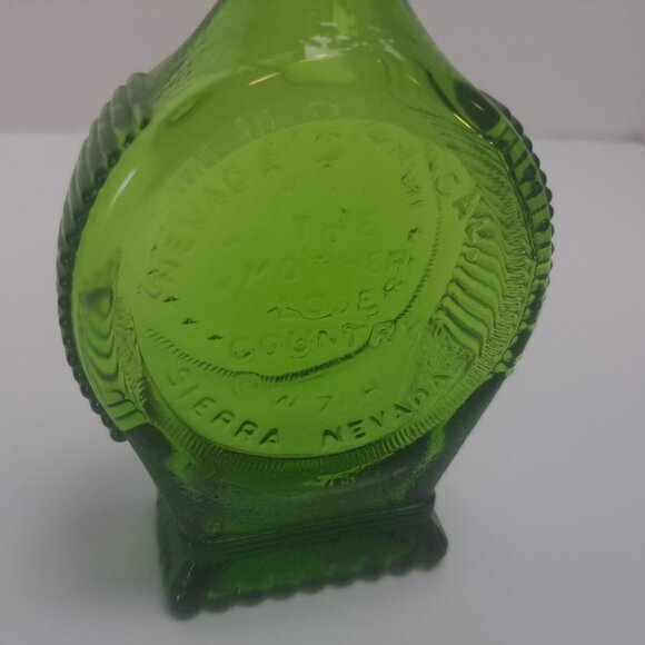 Wheaton NJ Green Glass Bottle Nevada City CA Mother Lode Country Collectible - Picture 11 of 14